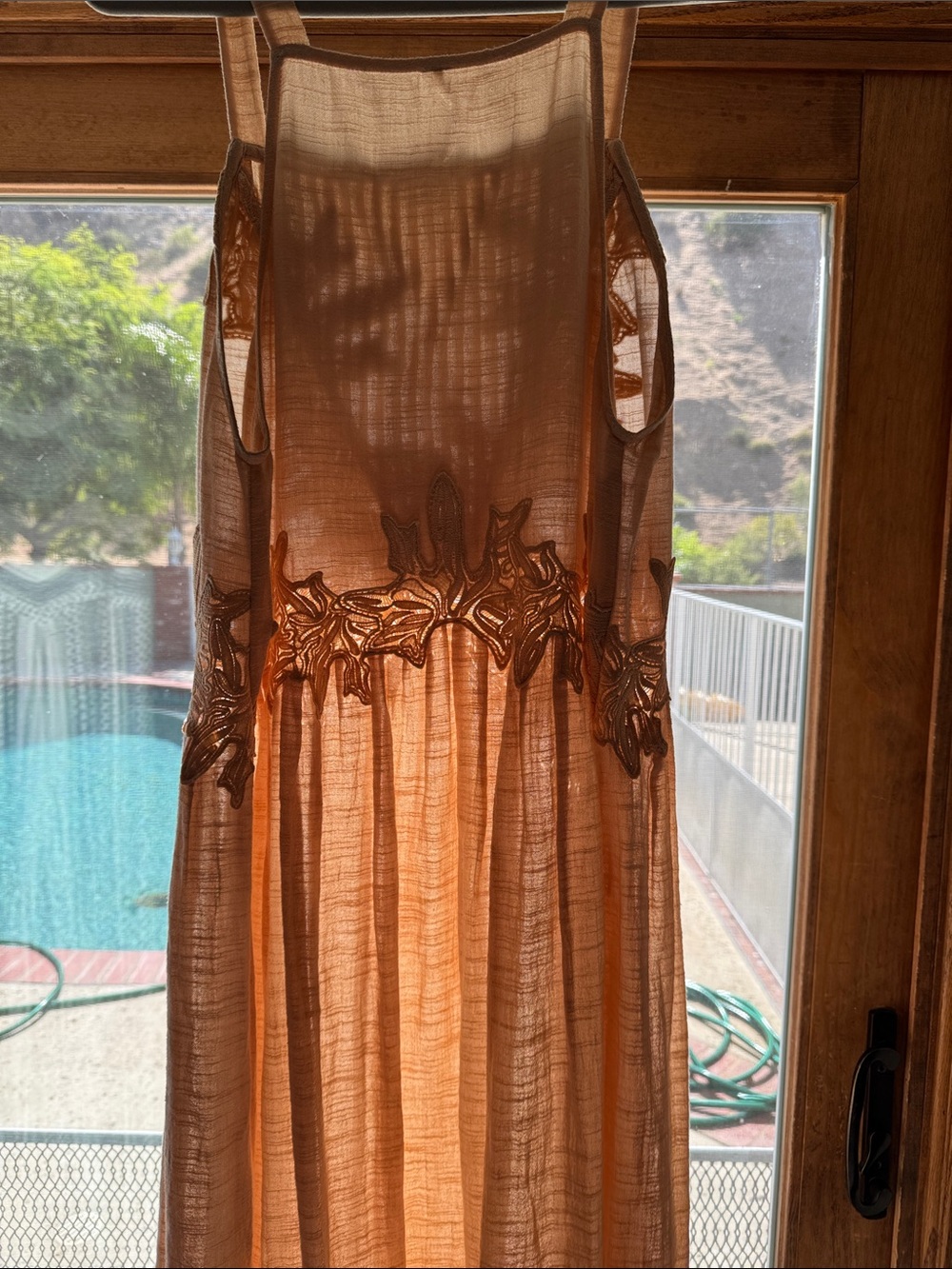 Free People Cream Embroidered Dress - Picture 6 of 7